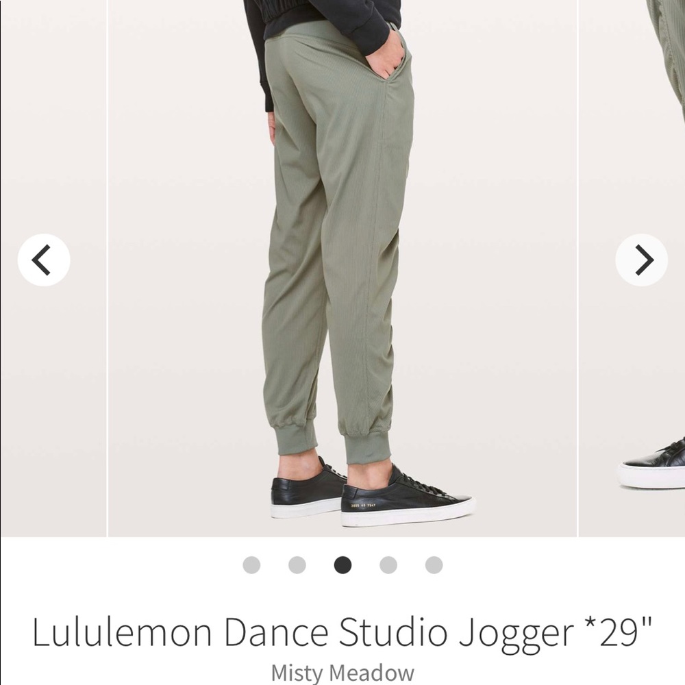 lululemon athletica Misty Meadow Dance Studio Jogger - Olive Green